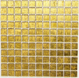 Mosaico Foglia 23mm Oro