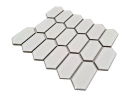 Mosaico Japan ESAGONO LONG Bianco lucido