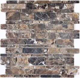 Mosaico Muretto Marmo Emperador Big anticato