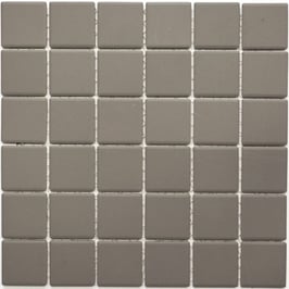 Mosaico 47mm Antiscivolo Ruvido GRIGIO BIG opaco