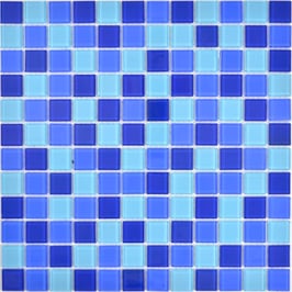 Mosaico MIX BLUETTE Vetro Trasparente lucido