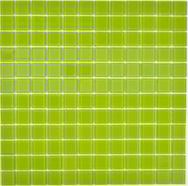 Mosaico VERDE Vetro Trasparente lucido