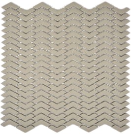 Mosaico Kuba ZIGZAG 10/45 mm TAUPE
