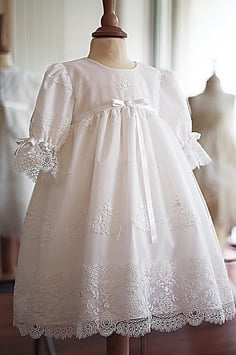 Robe baptême courte Victoria