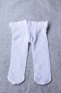 collant fin bébé blanc