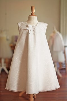 Robe Clara tulle pailleté ivoire