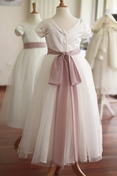 Robe longue cérémonie fille Charlotte