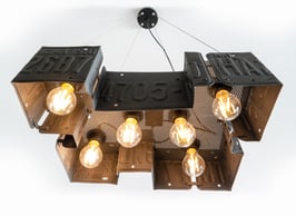 Squares | Hanglamp | Zwart