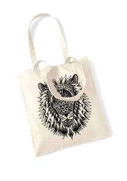 Stofftasche Mandala Löwe