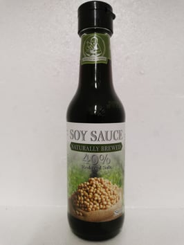 Soy Sauce 40% Reduces Salt HEALTHY BOY 250ml