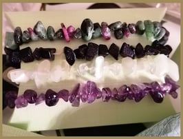 Kristallübertragungs-Heilstein Armband