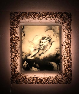 特注和紙KARAKUSA  横山大観「龍興而致雲」と和紙ックセット