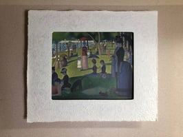 スーラ「グランド・ジャット島の日曜日の午後」と和紙ックセット　和紙柄AWATABE