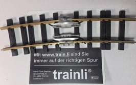 18.012 Dehnfugengleis mit Messingleisprofilen für Gleisbogen R3