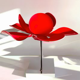Flower Lamp  "Lipstick"