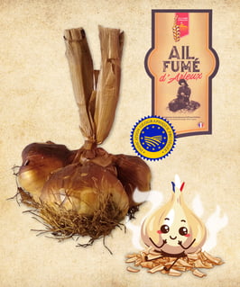 Ail fumé d'Arleux Trilette – 3er Bund Knoblauch XXX AUSVERKAUFT XXX