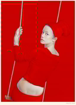 SALUSTIANO - Presente Plusquamperfecto No. 3 (Swing Red - rectangle), 2017