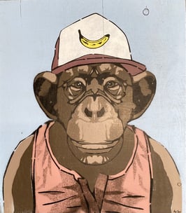 KÄPTEN NOBBI - BANANE AUF BLAU