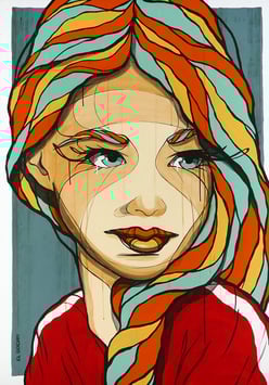 EL BOCHO - GIRL MIT ZOPF