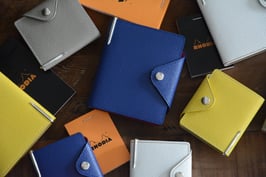 クリオロ　本革メモカバーＭ（ロディア＆ペン付）