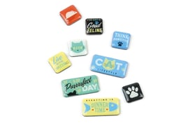 Pfotenschild, Magnet-Set Katze „Purrrrfekt Day“