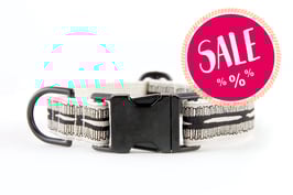 See Scout Sleep, Hundehalsband „Braveheart Cream & Black“
