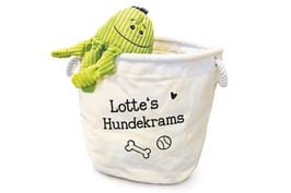 hundestrand, Hundespielzeug Aufbewahrung „Hundekrams“, natur