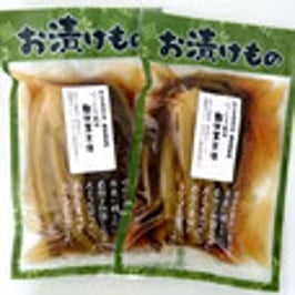 べっこう色の野沢菜漬200g【すっぱい酸味が食欲をそそる(通常タイプ)】