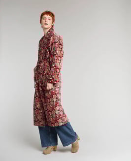 Dicker Samt Kimono - Les touristes