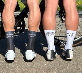 Wyss Training Socken "HEAD DOWN – WATTS UP"