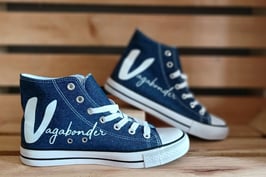 Basket montantes denim Vagabonder