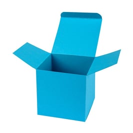 Darilna škatlica - Cube M - v modri barvi / atlantic