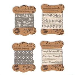 SET bombažnih lepilnih trakov na kartonu