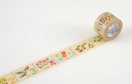 Washi lepilni trak - number / številke