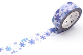 Washi lepilni trak - snowflake