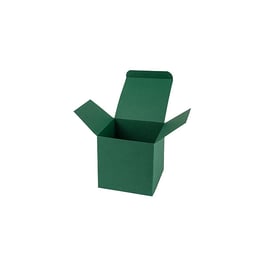 Darilna škatlica - Cube S - v temno zeleni barvi / emerald