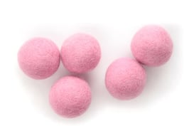 Set 5 velikih barvnih kroglic iz filca