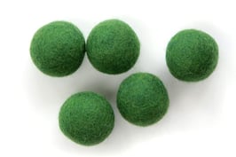 Set 5 velikih barvnih kroglic iz filca