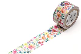 Washi lepilni trak - MT bluebellgray: zinnia