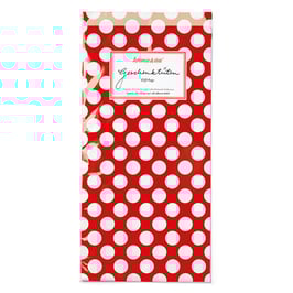 Papirnate vrečice - rdeče z belimi pikami