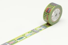 Washi lepilni trak - KID work - town