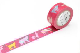 Washi lepilni trak - animal dot