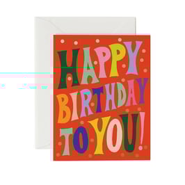 Čestitka za rojstni dan: Groovy Birthday Card
