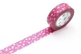 Washi lepilni trak - heart spot