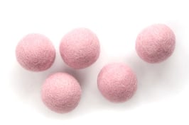 Set 5 velikih barvnih kroglic iz filca