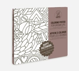 Happy patchwork - poster