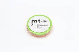 Set washi lepilnih trakov - Set neon gradiation