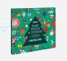 Poster Christmas z nalepkami