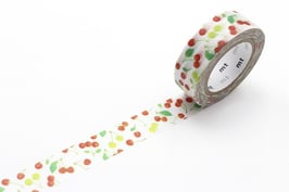 Washi lepilni trak - cherries