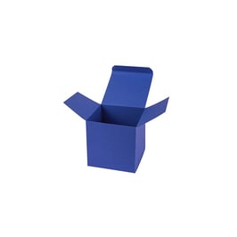 Darilna škatlica - Cube S - v temno modri barvi / royal